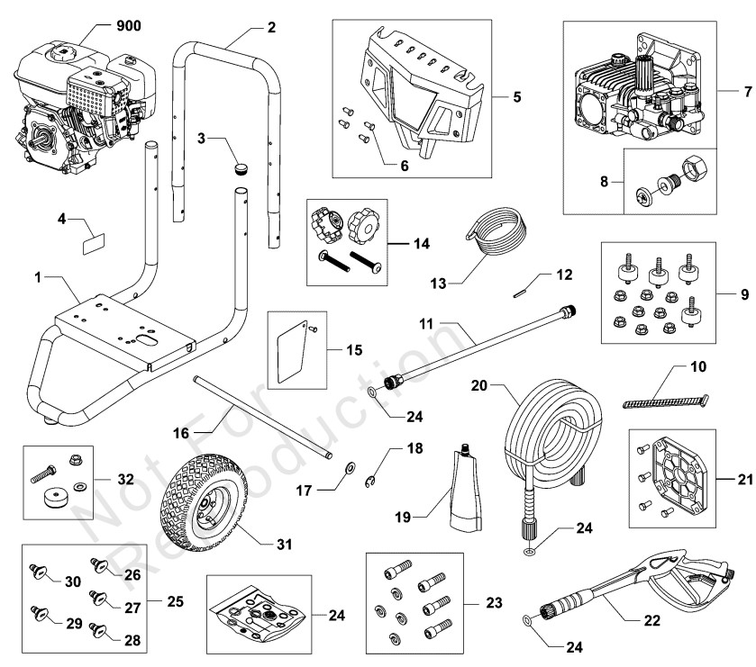 Troy-Bilt Model 020676 Breakdown  1-888-279-9274